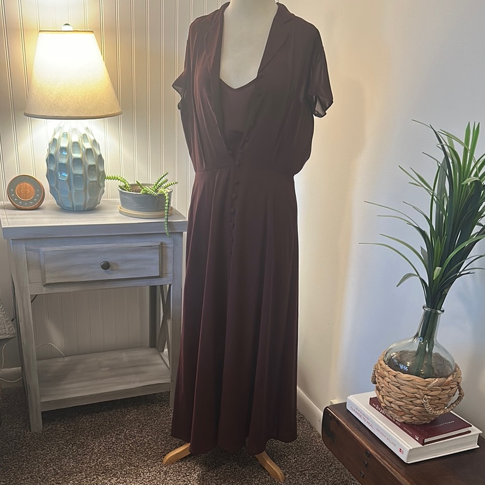 Next Black Flutter Sleeve Midi Sundress